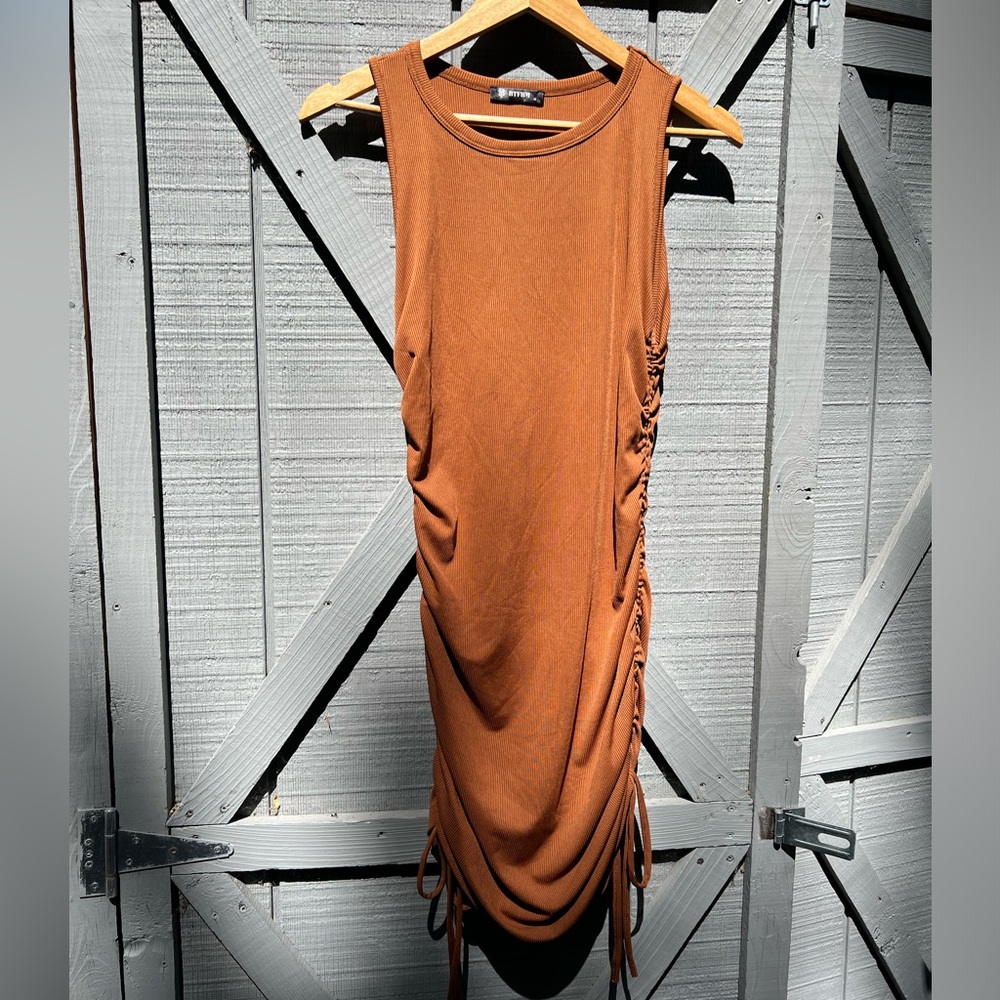 Body Con Dress w/ ties up the side